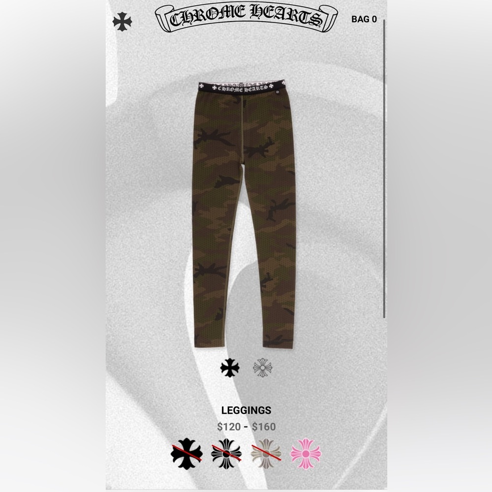 Chrome Hearts Leggings Camo